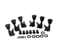 CORHAD Chevilles Daccordage Guitare Lr Noires A Jeu de Mécaniques pour Cordes Acier Acoustiques et Électriques Accessoires Banjo Compatibles