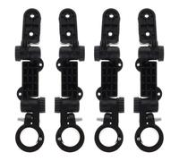 CORHAD Clip de Fixation Pare-Chocs Vélo Arrière 4pcs en Plastique Noir pour Garde-Boue Vélo Route et Pliant Haute Résistance