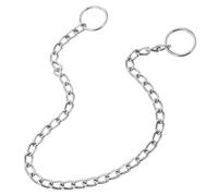 CORHAD Collier Chaîne pour Petit Chien Métal Chromé Réglable Accessoire Décoratif Résistant pour Français et Petites Races