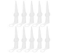 CORHAD Conseils pour le jointoiement en silicone avec buse coudée flexible à ouverture filetée, accessoire de colle professionnel pour calfeutrage de fenêtres, pack de 10 pièces