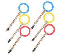 CORHAD Corde de Marche pour Tout-Petits 6 Pièces Poignée Ajustable Anti-Perte Sécurité Maternelle Chaîne Plastique Solide Couleur Vive Utilisable au Parc Restaurant Salle de Bain