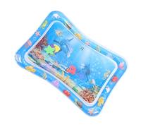 CORHAD Coussin D'eau Gonflable Créatif Pour Bébé Tapis De Jeu Sensoriel, Motif Requin Bleu, En Pvc Solide, Stimulant La Coordination Œil-main, Pour Ramper Et Activité Estivale