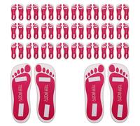 CORHAD Coussinets Jetables Pieds 25 Paires en Carton Antidérapant pour Protection des Semelles Lors de Séances de Bronzage en Salon