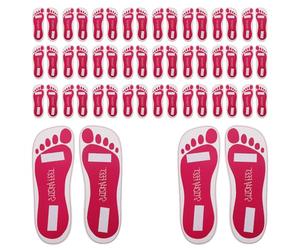CORHAD Coussinets Jetables Pieds 25 Paires en Carton Antidérapant pour Protection des Semelles Lors de Séances de Bronzage en Salon