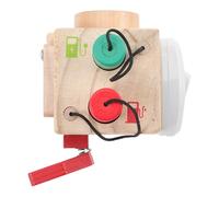 CORHAD Cube d'Activités en Bois Montessori pour Tout-Petits Tableau d'Activités Éducatif Multifonction Anti-Stress d'Éveil Sensoriel pour Développement Motricité Fine 1 Pièce