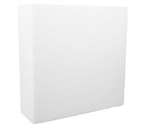 CORHAD Cube en Mousse Blanc à Sculpter Bloc Rectangulaire à Décorer et pour Loisirs Créatifs pour Occasions