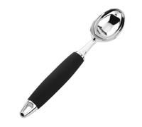CORHAD Cuillère à glace en alliage de zinc, cuillère à fruits, boules de glace, pour restaurant et dessert shop, design ergonomique, noir, 1 pièce