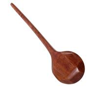 CORHAD Cuillère à Soupe en Bois à Long Manche Style Minimaliste Marron Poignée Ergonomique, Multifonctionnelle Maison Restaurants