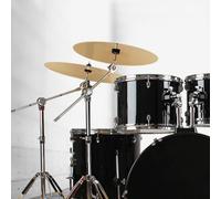 CORHAD Cymbale de Batterie Métal pour Pratique Jazz Accessoires Tambour Design Simple et Résistant Bord Lisse Sécuritaire pour Percussion