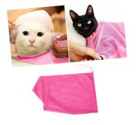 CORHAD de Contention pour Chat Multifonction Rose de Toilettage Respirant pour Bain Coupe des Ongles Administration de Médicaments Contrôle Facile pour Chats et Chatons