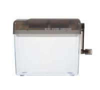 CORHAD Déchiqueteuse Manuelle de Papier A6 Destructeur de Documents Portable en Plastique Léger Simple et Stylé pour Bureau Professionnel pour Usage