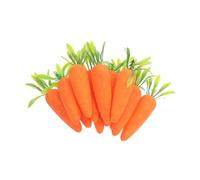 CORHAD Décoration De Pâques 12 Pièces Fausses Carottes Réalistes Jouets Végétaux Légers en Mousse PVC pour Enfants pour Décoration Intérieure De Ferme