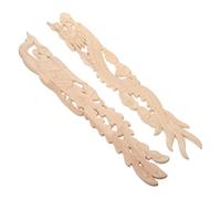 CORHAD Décoration De Style Européen Décalcomanies Décoratives en Bois Décoration en Bois Sculpté Sculpture De Fleurs Décalcomanies pour Meubles Appliques