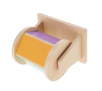 CORHAD Éducatif Bois Montessori Faces Tambour Rotatif pour Garçon Fille Apprentissage Couleurs et Sons Améliore Cognition et Motricité Fine Éveil Sensoriel pour Garçon Fille