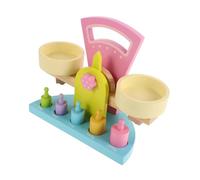 CORHAD Éducatif Équilibre Bois Montessori Balance de Comptage Ajustable pour Garçon Fille Cognitif Mathématique pour Apprentissage et Créativité