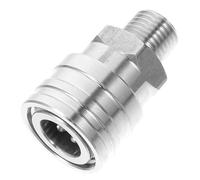 CORHAD Embout de Buse de Pulvérisation Haute Pression 5000Psi Raccord Femelle Fileté 1/4 en Acier Inoxydable Adaptateur Rapide pour Tuyau d'Arrosage Haute Pression Convertisseur pour