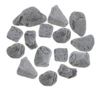CORHAD Ensemble De Gravier Daménagement Paysager Pierres Décoratives Noires Gravier Daquarium - Roches De Paysage Mini Galets pour Aquarium Et
