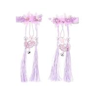 CORHAD Épingles à Cheveux de Style Chinois 2pcs en Acrylique et Alliage, Ornement Chic pour Cheveux, Confortables Danses et Costumes Anciens