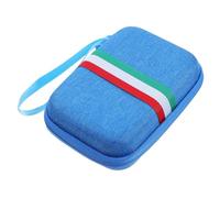 CORHAD Étui de Rangement Bleu pour Glucomètre Portable, Petit Paquet de Protection Rembourré et Résistant à L’eau, Pochette Compacte pour Soins du Diabète, Maison et Voyage
