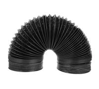 CORHAD Extracteur D'air Cuisine Flexible en Feuille D'aluminium Noir, Conduit D'évacuation Épais et Pliable pour Ventilation Domestique