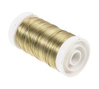 CORHAD Fil Galvanisé Flexible pour Jardin Attache Plante Multifonction pour Fixation Branches et Tuteurs Lien Jardinage pour Plantes Vignes et Fleurs de Fil DIY Or