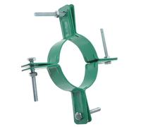 CORHAD Fixateur de Maintien d'arbre en Fer Vert, Crochet Pratique Surface de Friction Augmentée, Support Créatif pour Tronc d'arbre en Extérieur
