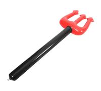 CORHAD Fourche de Diable Gonflable en PVC Rouge Accessoire Léger pour Déguisement Halloween Scénique Portable pour Fête et Cosplay Décoration de Costume Diabolique 1 Pièce
