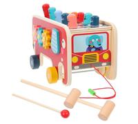 CORHAD Frapper en Bois pour Tout-Petits Piano Musical Éducatif à Percussion Xylophone Coloré d'Éléphant d'Éveil Montessori pour Développement Coordination Œil-Main