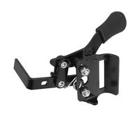 CORHAD Frein pour Fauteuil Roulant Électrique, Kit de Réparation pour Fauteuil Roulant, Structure Fixe Plate en Fer Noir, Fonctionnement Fiable à Long Terme, Usage Quotidien