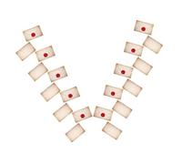 CORHAD Guirlande Décorative Halloween 10 Fanions Enveloppes Blanches en Papier Robuste 2 Ficelles Bannière Sorcier DIY pour Fête D’Anniversaire Garçon et Filles Décoration Créative et