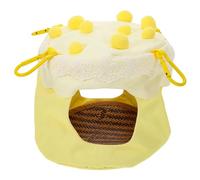 CORHAD Hamac Nid Suspendu pour Oiseaux de Gâteau Nid Décoratif Respirant en Tissu pour Perruches Nichoir D’été Coussin Double-Face Accessoire pour Cage à Oiseaux de Repos Confortable