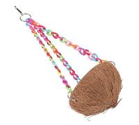 CORHAD Hamac pour Perroquet Accessoires pour Cage À Oiseaux Coquille De Noix De Balançoire pour Oiseaux Jouet Maison De Nidification Lit De Couleur Aléatoire