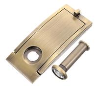 CORHAD Heurtoir de Sécurité de Porte D'hôtel Carré Simple en Alliage de Zinc Résistant la Rouille, Performance Fiable, Style Moderne Adapté pour Porte D'entrée, Usage Résidentiel