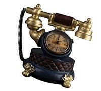 CORHAD Horloge Décorative Pour La Maison 1 Pièce Modèle De Téléphone Rétro En Résine Accessoire Photo Esthétique