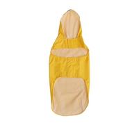 CORHAD Imperméable Réfléchissant pour Grands Chiens avec Capuche Tissu Nylon Étanche Respirant Manteau de Pluie Ajustable pour Chiots et Chiens Poncho de Pluie Jaune