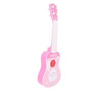 CORHAD Jouet Ukulélé Éducatif Mini Guitare pour Garçon Et Filles, Taille Compacte, Matériau Sûr, Modèle Lapin, Apprentissage Musical Précoce, Présent Anniversaire Et Fête