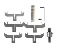 CORHAD Kit Complet Fraise et Foret à Bois pour Bracelets, Outils de Perçage et Sculpture, Adapté la Confection Artisanale et Création de Bijoux en Bois