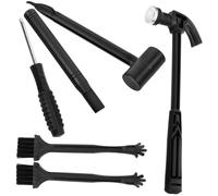 CORHAD Kit De Fouille Archéologique Éducatif pour Garçon Et Filles Grands Outils Marteau Burin Brosse Set Complet Ensemble D'outils pour Apprentissage Ludique Découverte Scientifique