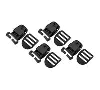 CORHAD Kit de Réparation en Plastique Rigide Loquets de Remplacement 4 Pièces Noir, Fixation Haute Résistance pour Couverture de Spa, Accessoire pour Réparation pour Couverture de Spa