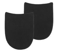 CORHAD Kit de Réparation Talonnettes de Chaussures Antidérapantes en Caoutchouc Noir, Semelles de Protection Épaisses Résistantes à L’usure pour Remplacement du Talon, Coussinets
