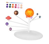 CORHAD Kit Maquette Système Solaire Éducatif pour Garçon Et Filles 8 Planètes Abs à Monter Soi-même Jeu Scientifique D’Astronomie Et Bricolage Scolaire Expérience Spatiale Interactive Et Décorative
