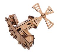 CORHAD Kit Scientifique d'Éolienne en Bois de Bambou 3D à Assembler Maquette DIY de Moulin à Vent Hollandais A2 pour Garçon et Filles Éducatif Stimulant et Puzzle Artisanal pour