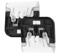 CORHAD Lames de Tondeuse pour Chiens et Chats, 2 Pièces en Métallurgie des Poudres, Faciles à Installer, Toilettage Professionnel des Petites Zones