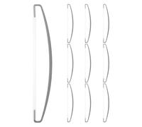 CORHAD Lot de 10 mâts de drapeau portables, tiges de drapeau en plastique de 24 cm (9,45 pouces) pour rassemblements scolaires, célébrations et événements marketing.