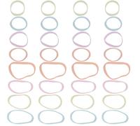 CORHAD Lot de 1000 Élastiques Cheveux en Silicone Rose, Mini Bandeaux Élastiques Extensibles et Résistants pour Coiffure, pour Danse et Fêtes