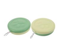 CORHAD Lot de 2 gamelles d'extérieur pour Animaux de Compagnie - Gamelle Portable pour Chien avec Abreuvoir et boîte de Rangement pour friandises (14,9 x 14 cm) - Plateau Compact pour Chiots,