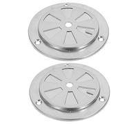 CORHAD Lot De 2 Grilles D’aération En Acier Inoxydable Pour Four De Séchage, Accessoires Ventilateurs Solide Odeur, Pièce De Rechange Pratique Pour Appareils Électroménagers, Dissipation Thermique