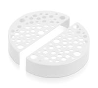 CORHAD Lot de 2 Grottes Blanches pour Crevettes D’Aquarium, Cachettes en Plastique Faciles à Nettoyer, Abri Sécurisé pour Reproduction, Ornement Décoratif pour Aquarium D’Eau Douce,