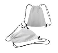 CORHAD Lot de 2 Paquets à Dos à Cordon Imperméables en Tissu Oxford Grande Capacité, Structure Simple, pour Sorties et Déplacements Courts