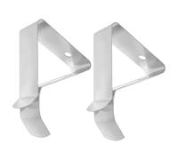 CORHAD Lot de 2 Pinces Thermomètre Café en Acier Inoxydable Réglables, Support Porte-pince pour Thermomètre, Accessoires la Cuisine pour Barbecue et Mesure Précise de Température, Usage